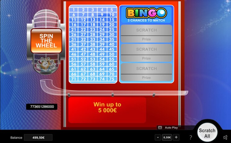 Het speelveld van online bingo een van de casino games die je online vindt